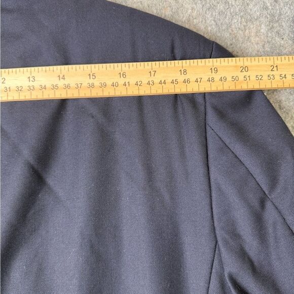 Lauren Ralph Lauren Blazer Men's 41 R Navy Blue Wool Gold Buttons - Picture 10 of 10